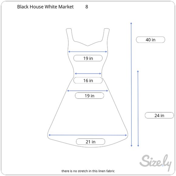 White House Black Market Linen Blend White Sleeveless Dress, NWT, Size 8 - Picture 12 of 12
